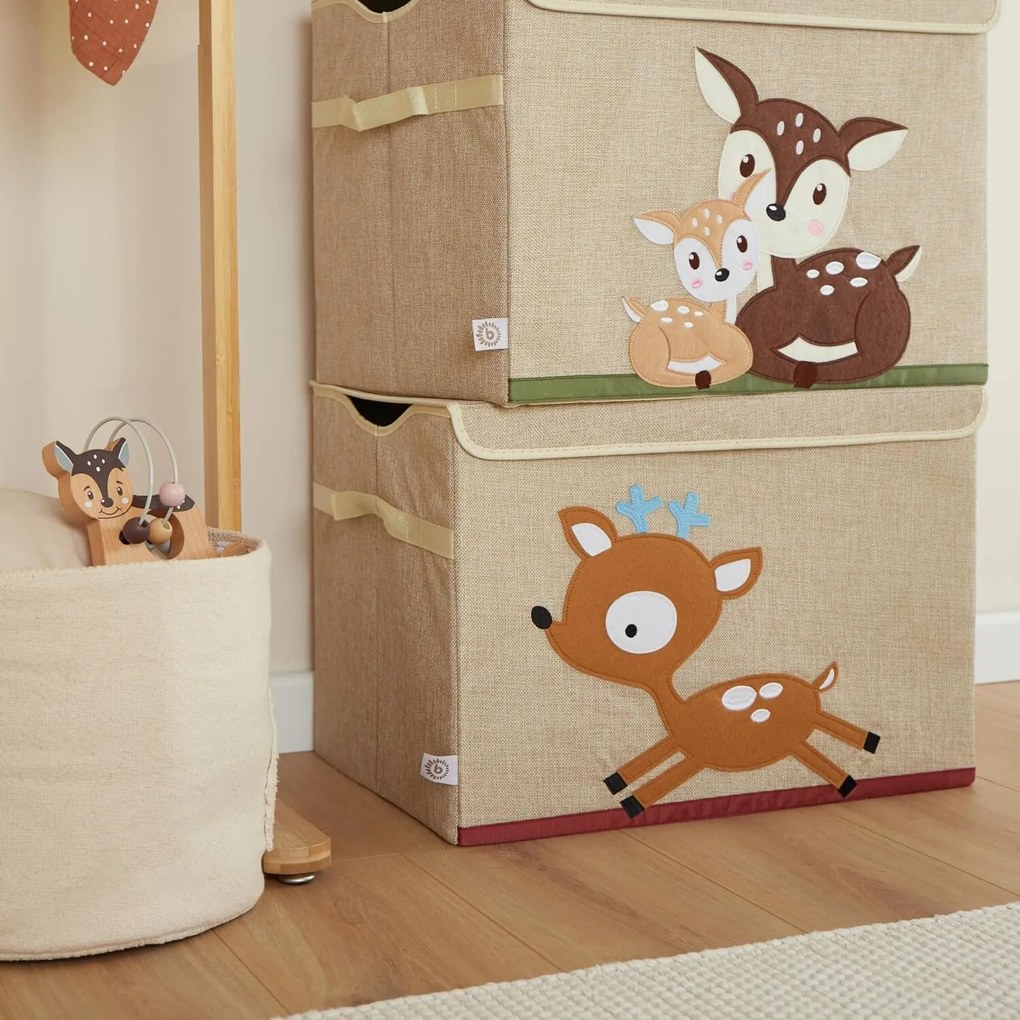 Bieco - Úložný box s vekom - jelenček