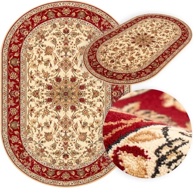 Koberec Agnella Standard Samir krémový ovál