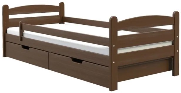 Detská posteľ z MASÍVU 200x90cm SO ŠUPLIKMI - MARY