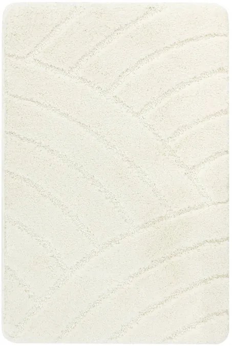 Kúpeľňový koberček Sash krémový, pruhy