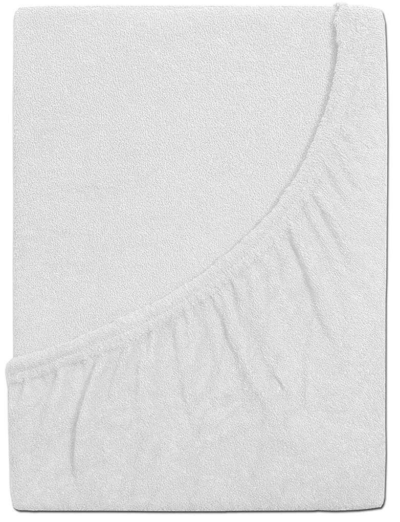 4Home froté prestieradlo Perfect biela, 90 x 200 cm