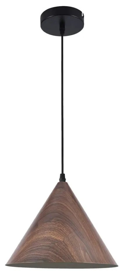 Luster na lanku BOSCO 1xE27/15W/230V hnedá