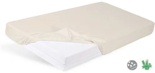 Matex Bamboo nepriepustné prestieradlo svetlobéžová, 70 x 140 cm