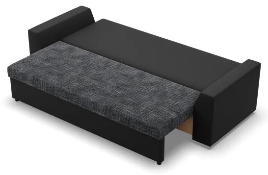 Trojmiestna rozkladacia sedačka LUGO popolová / čierna