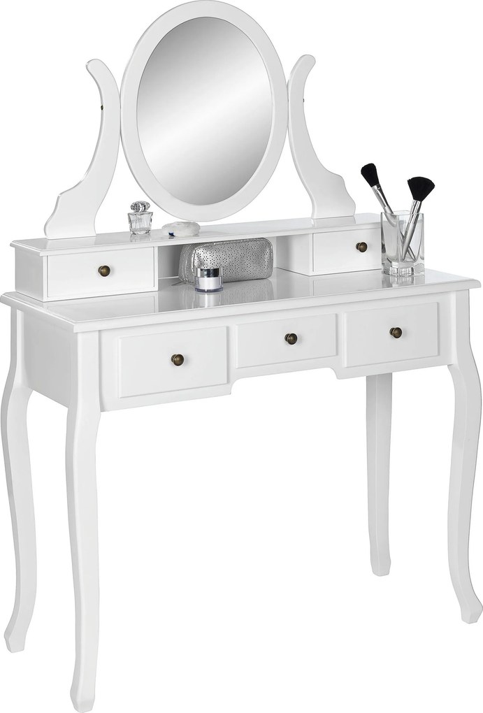 XXXLutz TOALETNÝ STOLÍK, biela, 97/40/142 cm Ambia Home - Toaletné stolíky - 008103000901