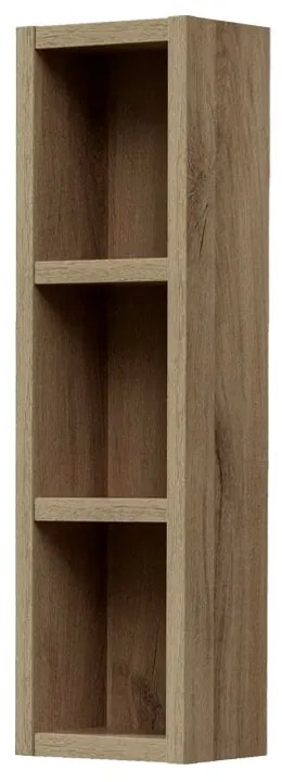 Mereo Aira, kúpeľňová skrinka 20 cm horná, policová, dub Halifax, MER-CN726SH