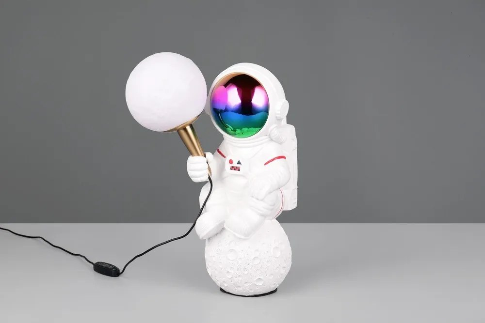 Biela detská lampička Strong – Reality