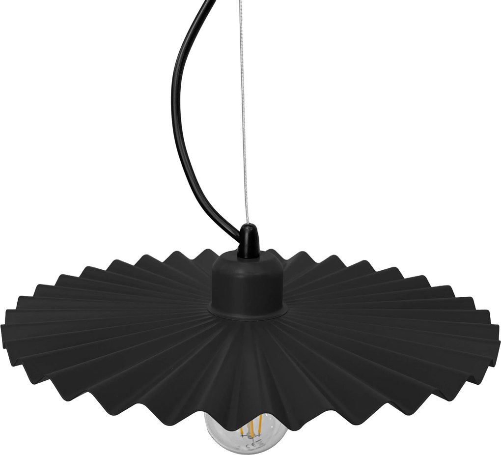 Toolight Toolight, stropné svietidlo 1xE27 APP1452-1CP, čierna matná, OSW-02441