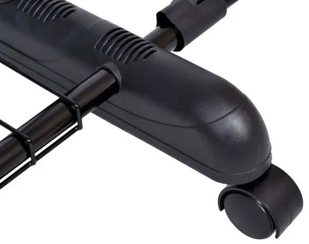 Vešiakový stojan na kolieskach RUFO čierny