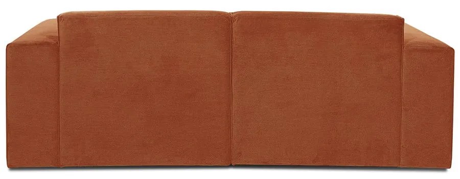 Oranžová menčestrová pohovka 202 cm Sting - Scandic