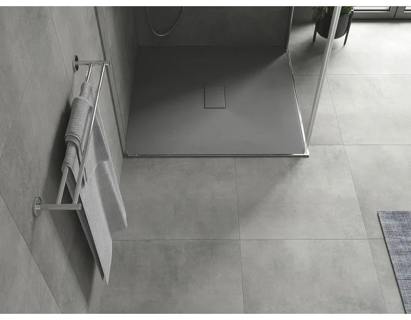 Mexen Hugo, SMC štvorcová sprchová vanička 100 x 100 cm, šedá, 42611010