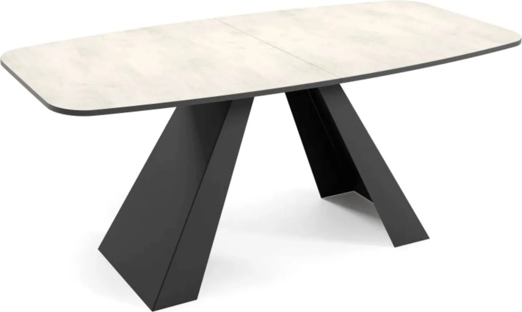 Dizajnový rozkladací jedálenský stôl TYRON Rozmer stola: veľkosť-160cm