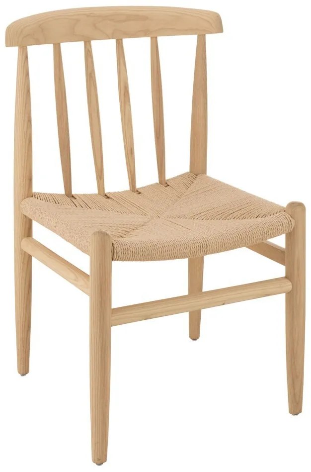 Prírodné drevená stolička Scandinavian - 45 * 45 * 79cm