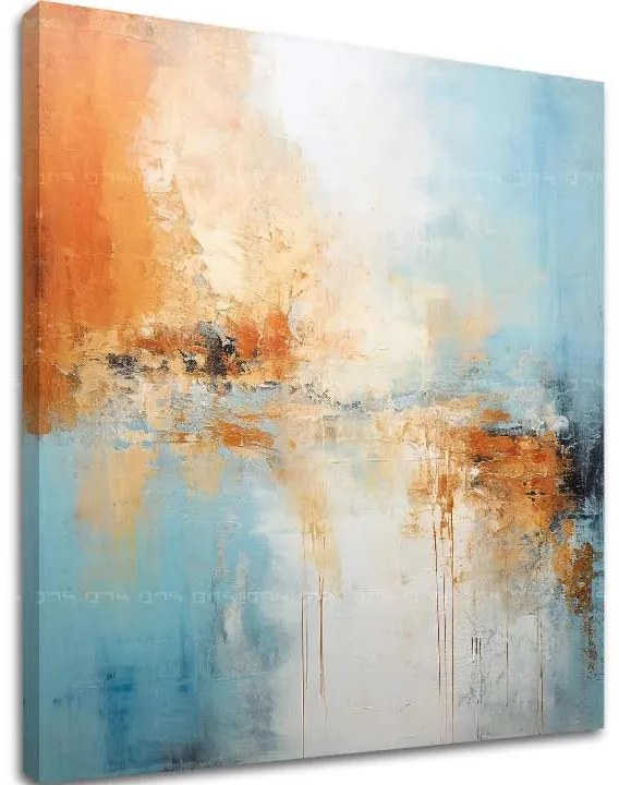 Peach Fuzz obrazy Ranné prebudenie 100x100 cm