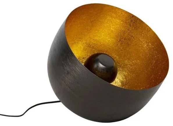 Apollon stojacia lampa čierna Ø35 cm