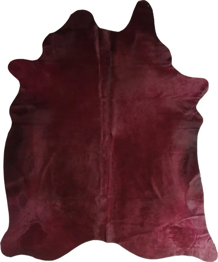 Bordó koberec z kravskej kože Cow - 150*250*0,3cm