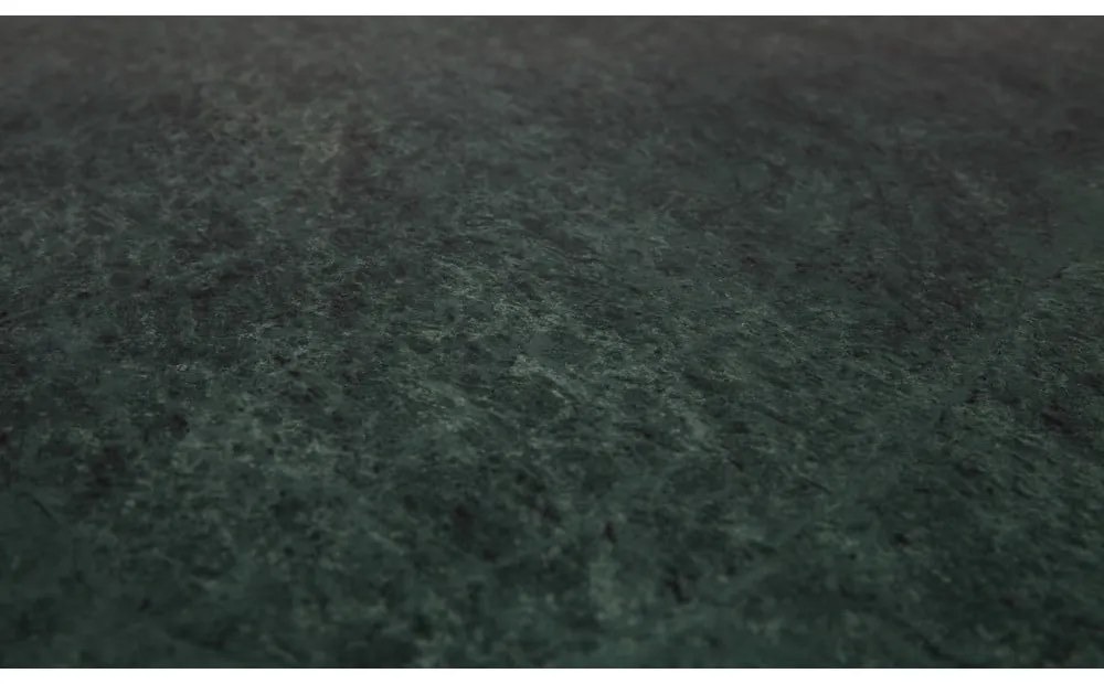 Zelený odkladací stolík s mramorovou doskou White Label Timpa