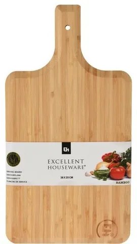 Servírovacia došitička s rukoväťou Bamboo 38 x 20 x 1,5 cm