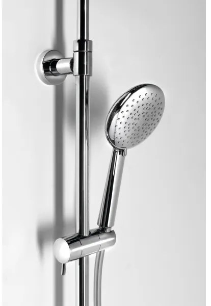 Sapho - Sprchová súprava s batériou SOLARIS lesklý chróm