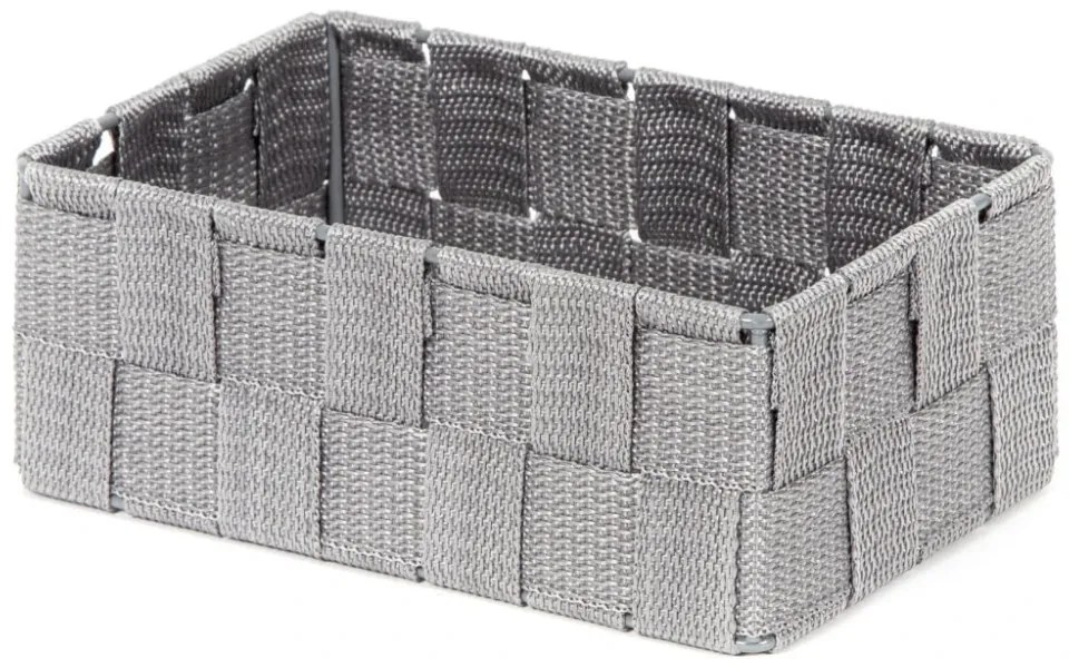 Compactor Úložný organizér do zásuvky Compactor TEX - košík M, 18 x 12 x 7 cm, sivý, M