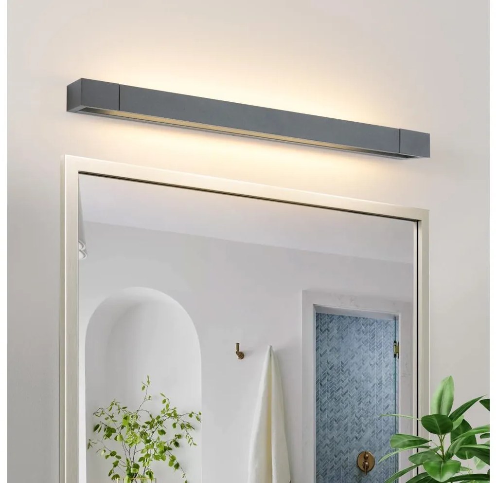 Brilagi - LED kúpeľňové osvetlenie zrkadla AQUA LINE LED/18W/230V 60 cm IP44 antracit