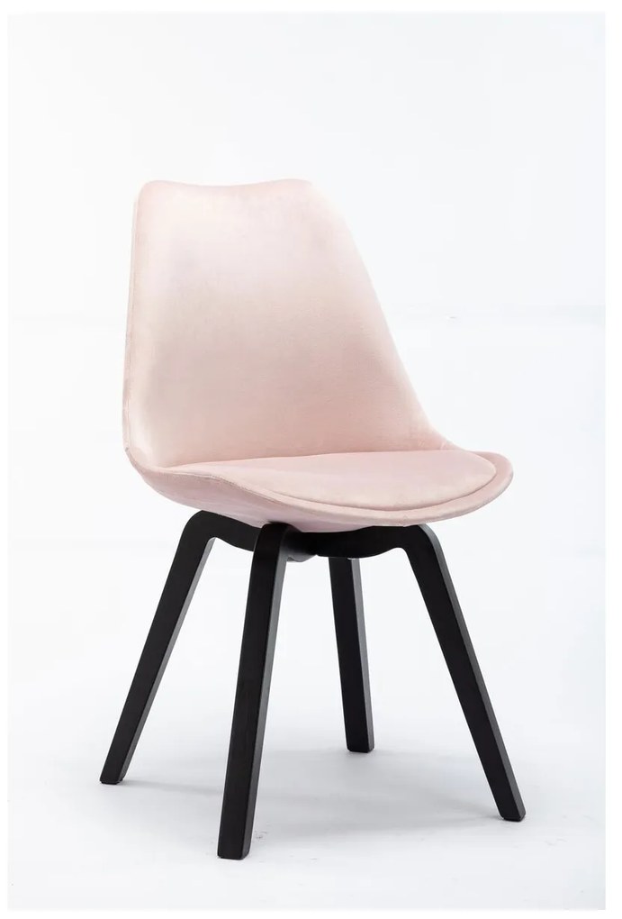 Zamatová stolička sada 2 ks 48 × 54 × 83 cm SALESFEVER