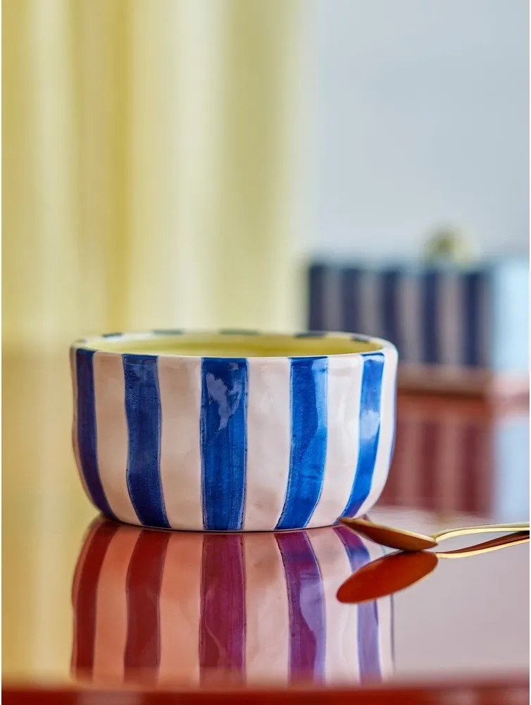 Žlté/modré keramické misky v súprave 4 ks 300 ml Phoenix – Bloomingville