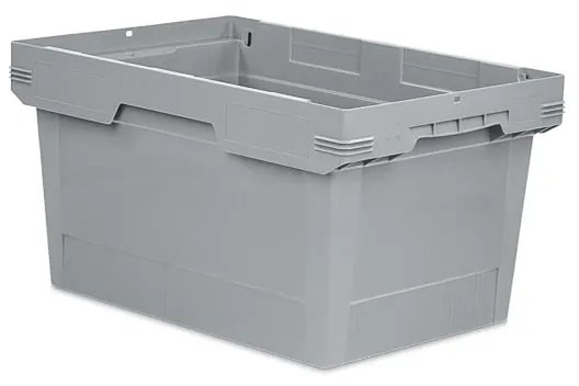 Sada 6 kusov - Kónická opakovane použiteľná nádoba 64-323 - sivá