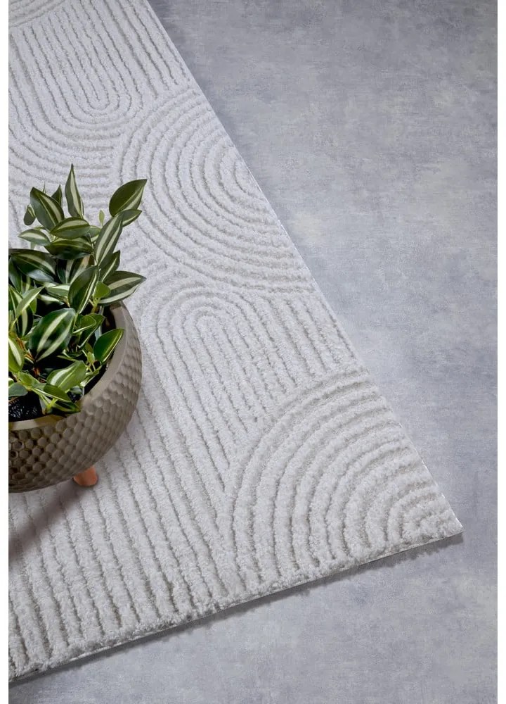 Krémovobiely behúň 80x240 cm Chappe Cream White – Elle Decoration