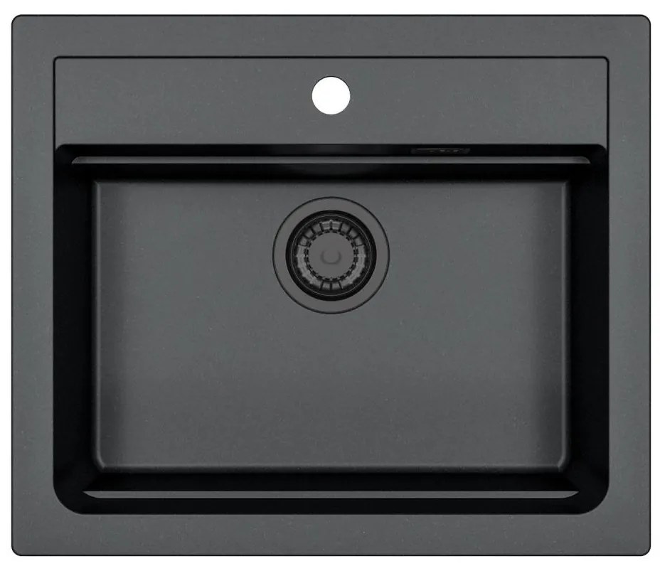 ALVEUS 1148162 - Kuchynský drez ATROX 59x50 cm granit/čierna
