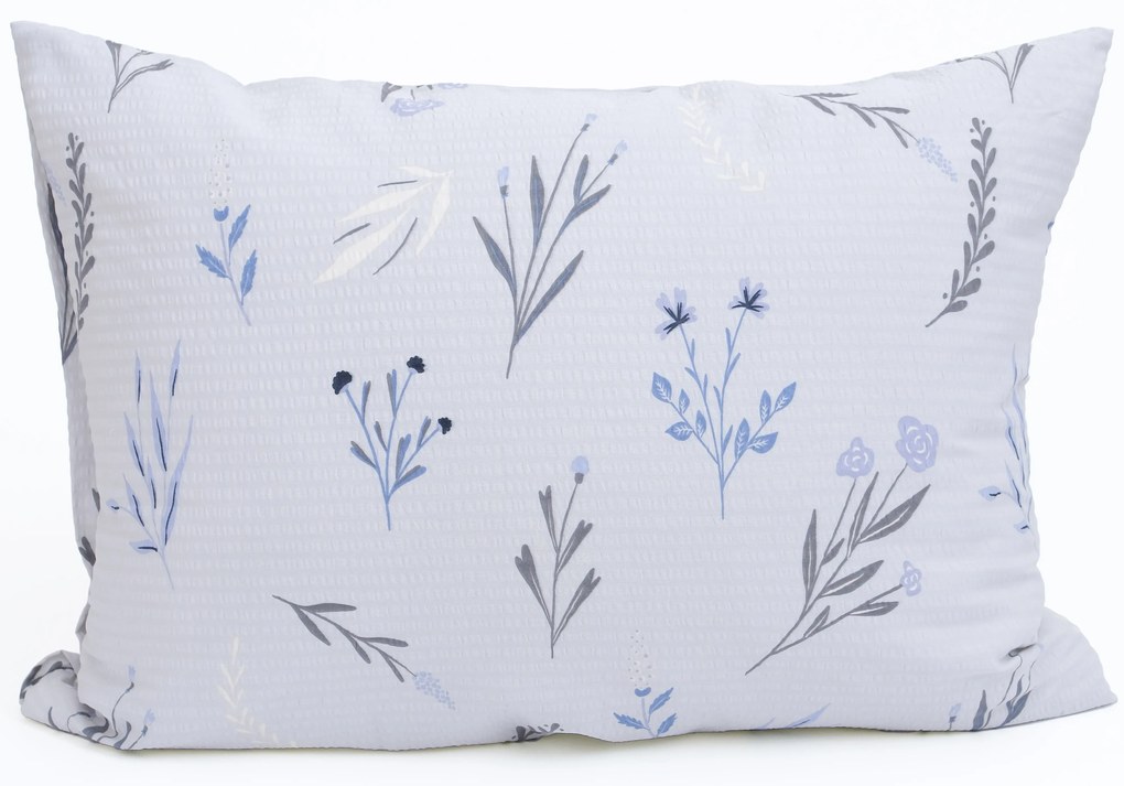 Krepová obliečka na vankúš Renforcé 50 × 70 cm - Chloe šedá