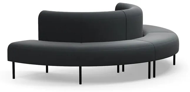 Pohovka VARIETY, vonkajší poloblúk, látka Pod CS, antracit