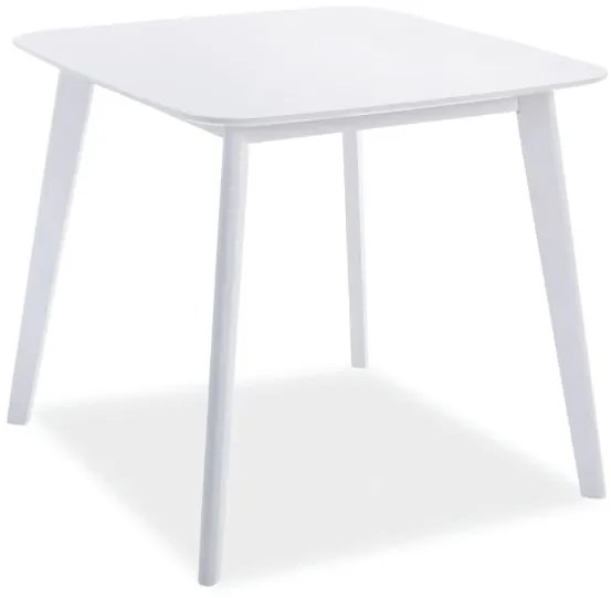 Jedálenský stôl Simona (biela + biela) (pre 4 osoby). Vlastná spoľahlivá doprava až k Vám domov. 1050810