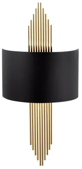 Nástenné svietidlo 1xE27/40W/230V zlatá/čierna