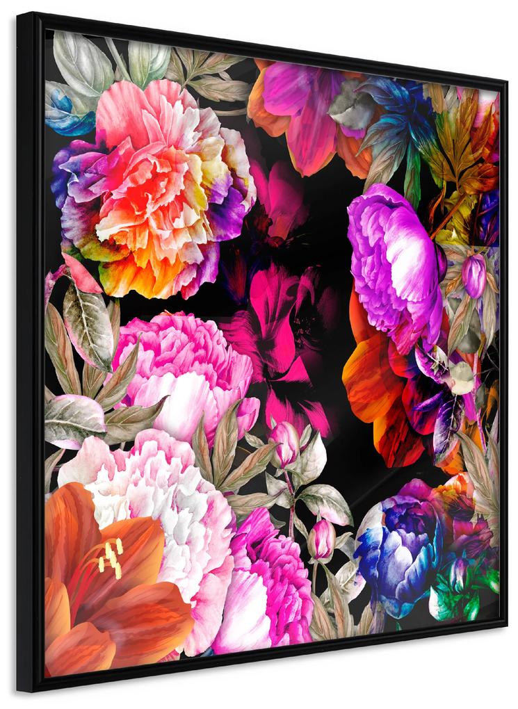 Artgeist Plagát - Summer Garden [Poster] Veľkosť: 50x50, Verzia: Čierny rám