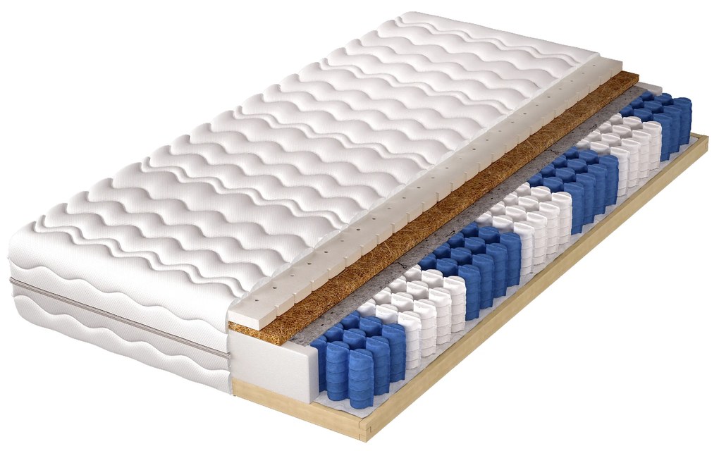 Taštičkový matrac Dione Lux 200x180 cm (T5). Akcia -15%. Vlastná spoľahlivá doprava až k Vám domov. 1039929