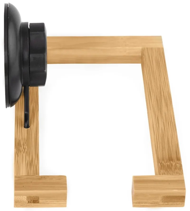 Bambusový samodržiaci držiak na toaletný papier Compactor Bestlock SPA