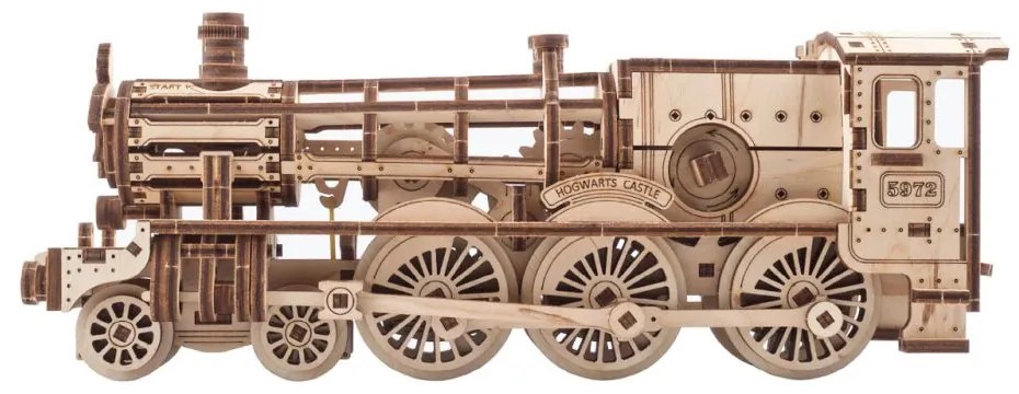 Ugears 3D mechanické puzzle Harry Potter Rokfortský expres 504 ks