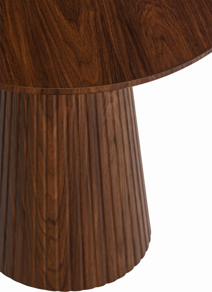 Okrúhly konferenčný stolík Stellis 60 cm - orech
