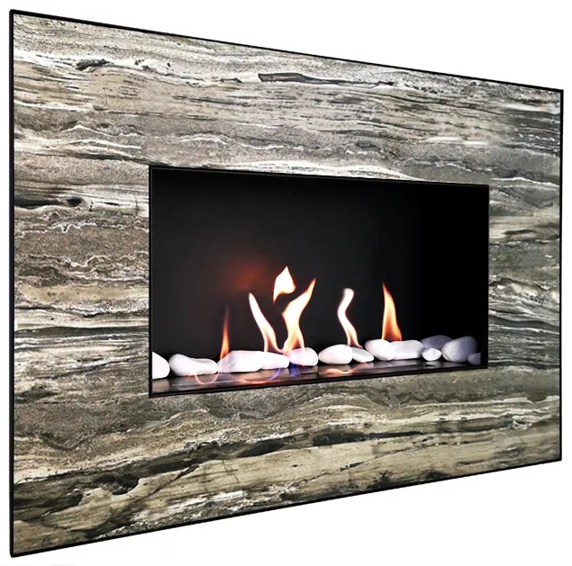 BIO FLAME biokrb Marble 800 Gray