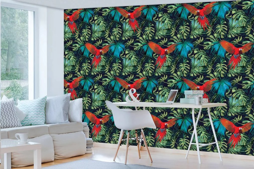 Fototapeta - Papagáj (254x184 cm)