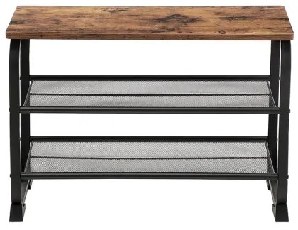 Botník DAVOR hnedá/čierna