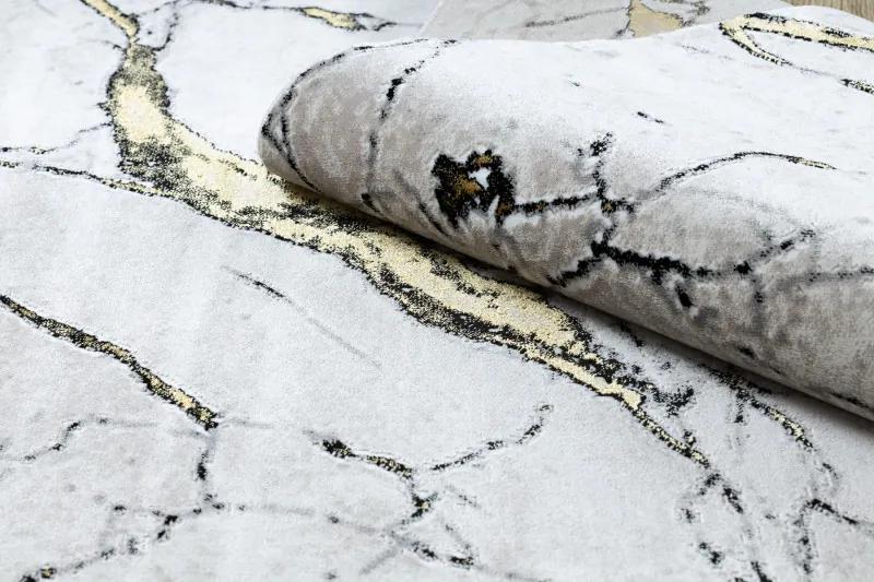 Dywany Łuszczów Kusový koberec Gloss 529A 53 3D mramor ivory/beige - 180x270 cm