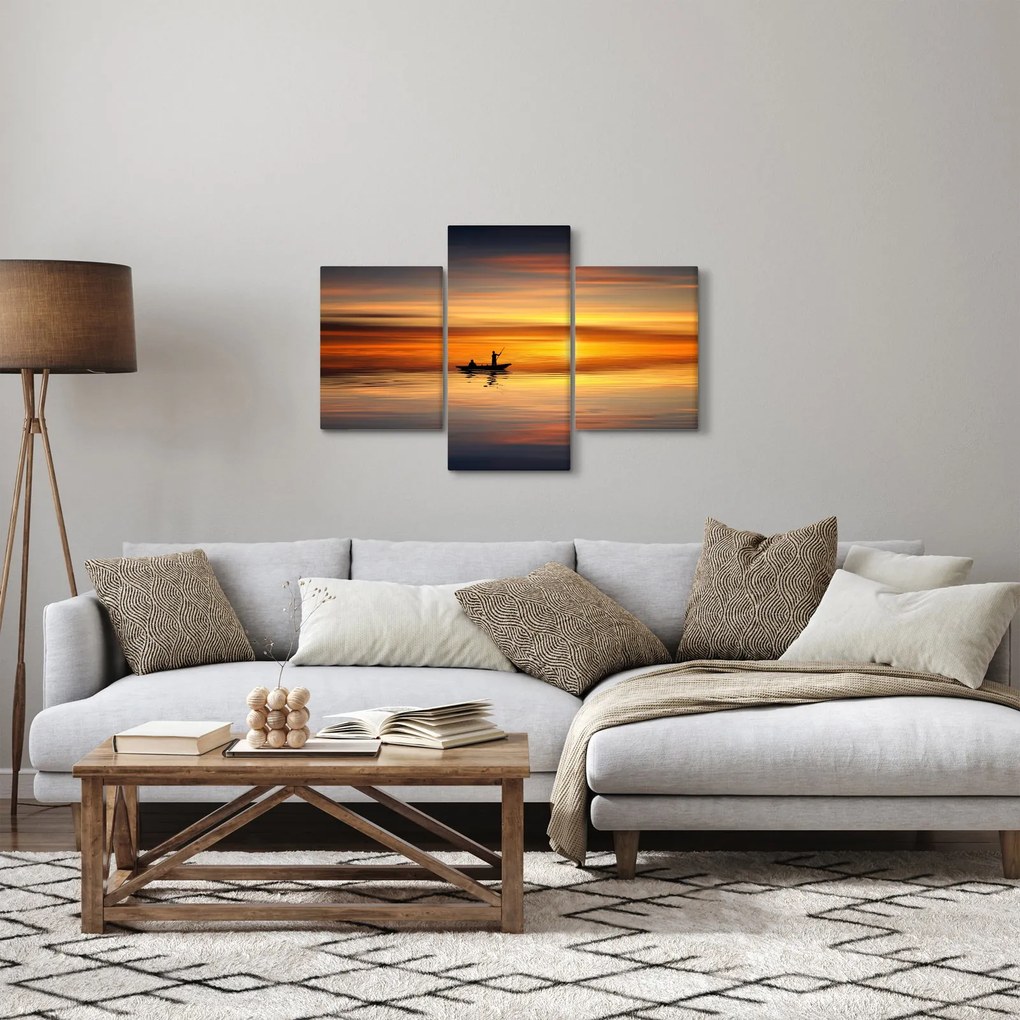 Obraz - plavba na loďke (90x60 cm)