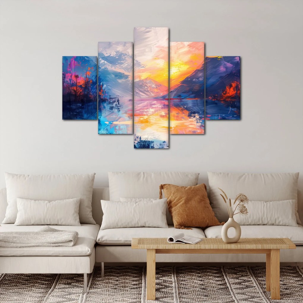 Obraz - Maľba krajiny (150x105 cm)