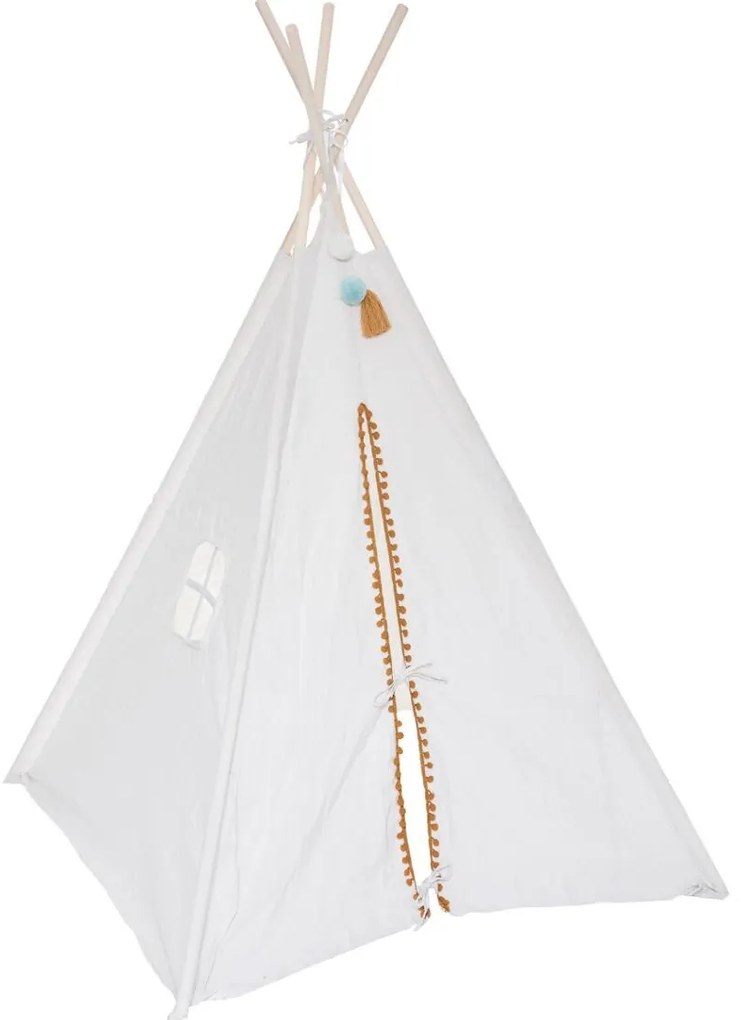 Biele detské teepee WAPI