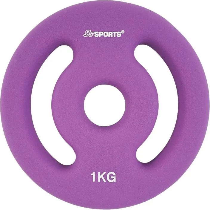 Sada liatinových diskov ScSPORTS, 2 x 1 kg
