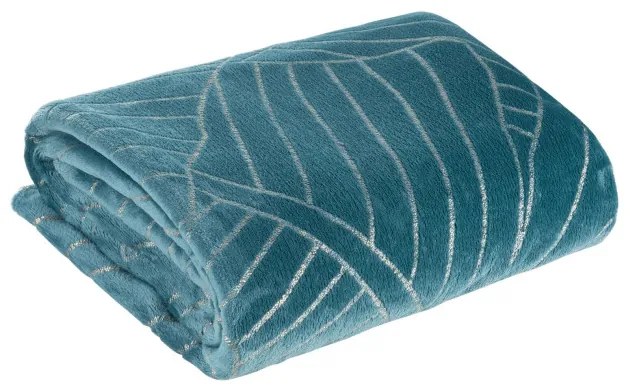 Deka LUNA 2 tyrkysová / zlatá