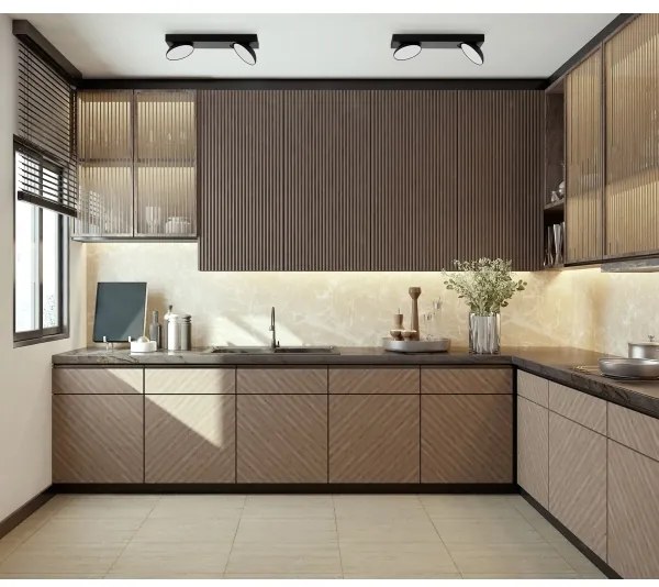 ITALUX SPL-31976-2B-BK - LED Bodové svietidlo CASTELIO 2xLED/5W/230V 4000K čierna