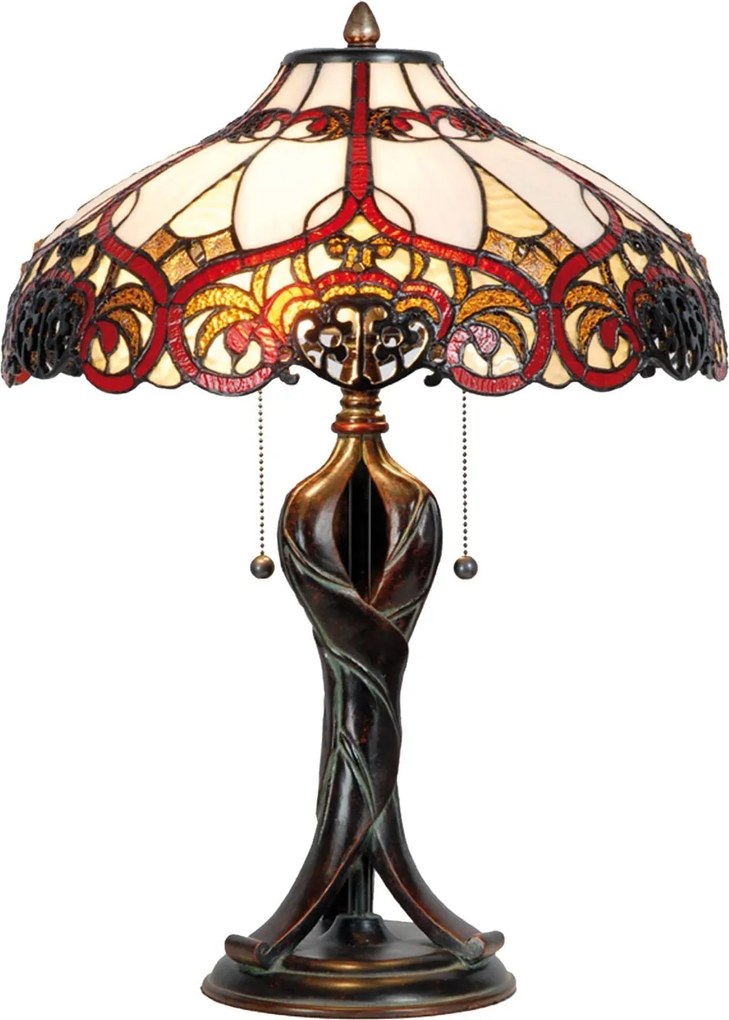 Stolná lampa Tiffany - Ø 41*56 cm
